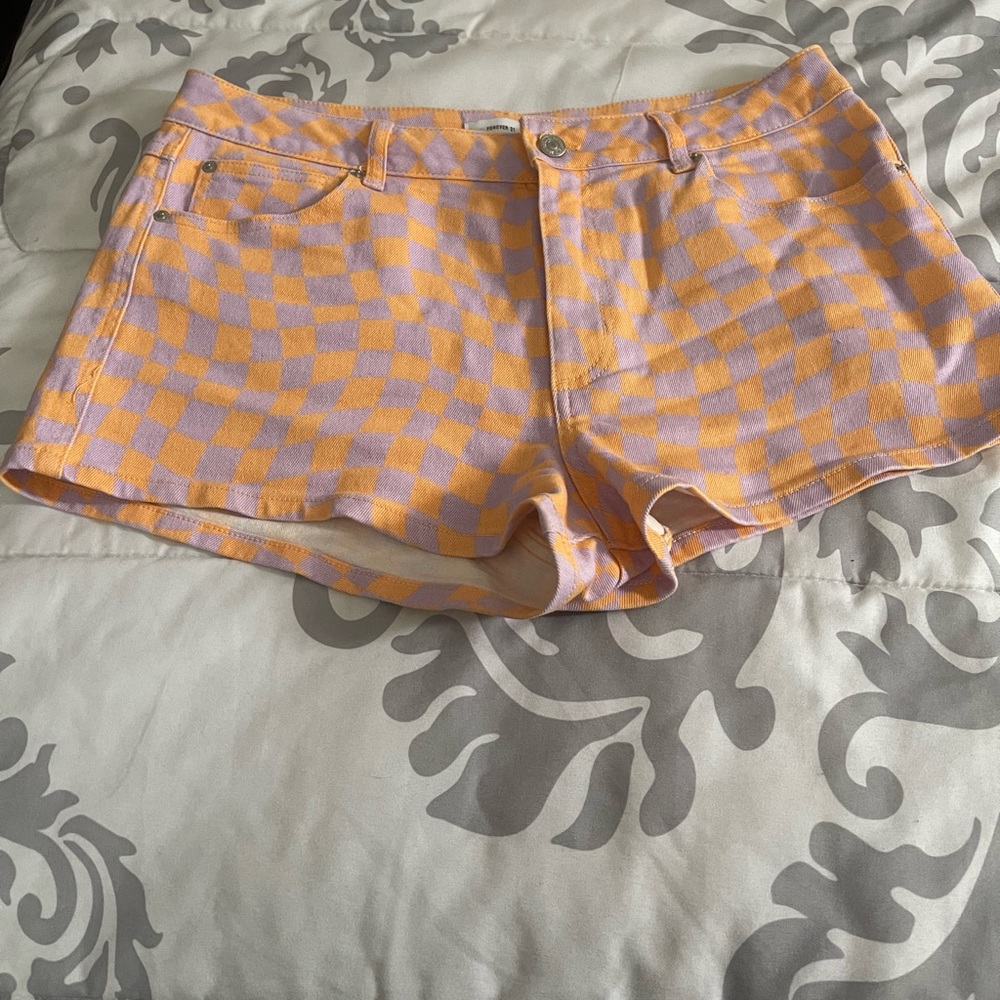 Short a cuadros forever 21
